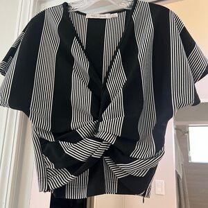 Bishop + Young Twist-Front Top, never worn